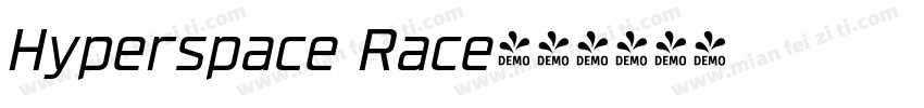 Hyperspace Race字体转换